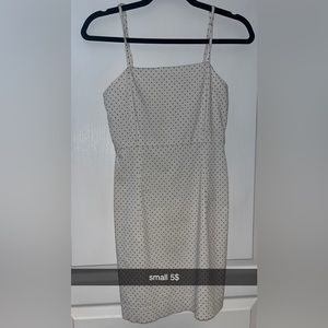 polka dot body con dress